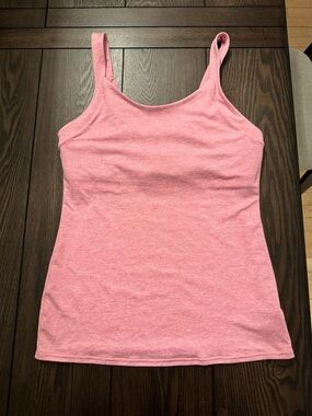ALO Yoga Pink Scoop Neck Tank Top